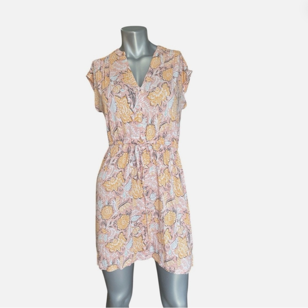 Ann Taylor - Loft Dress | Size XS | Color- Pin/Orange/Grey